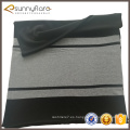 negro gris contrastante colores popular cachemir tejer poncho chal